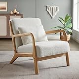 Sicaan Fauteuil Salon Scandinave Blanc Vintage Marie