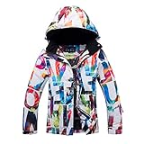 HANMAX Veste de Ski Femme Chaude Imperméable Blouson