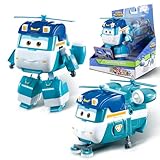 Super Wings Shine Avion Jouet Transformable et Figurine