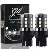 GLL 2pcs 7443 Ampoules à LED Blanc T20 W21/5W Ampoules