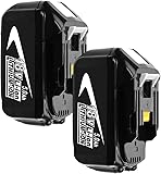 2X 5.0Ah Remplacement pour Makita Batterie pour Makita