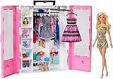 Barbie Fashionistas Le Dressing de Rêve rose et poupée