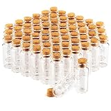 com-four® 60x pots à épices 10 ml avec bouchon, ensemble