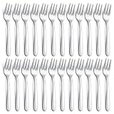 BEWOS 24 Aièces Fourchettes à Dessert/Fourchettes à