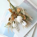 AmbAYZ Paquet De 2 Fleurs De Roses Artificielles, Fausse