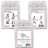 Prince August Hobby Lot de 3 moules de moulage d'artillerie