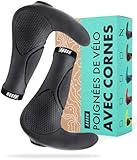 AARON - Poignées de vélo ergonomiques Horn - avec Rembourrage