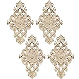 4 PCS Moulure Decorative Bois, DBAILY Sculpte Decal