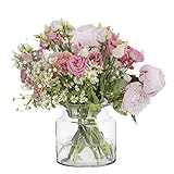 TREND FOR HOME Vase Transparent Cylindrique Decoration