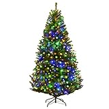 COSTWAY Sapin de Noël, Arbre de Noël Artificiel avec