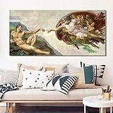 Chapelle Sixtine De Michel-Ange Plafond Fresque, Création