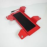 RANGE MOTO UNIVERSEL P2R PM ACIER ROUGE A ROULETTES