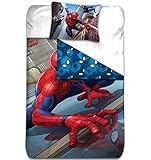 AYMAX S.P.R.L Spiderman Housse de Couette réversible