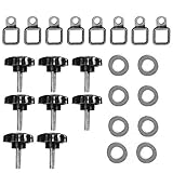Bosmutus 8pcs Hard Top Quick Removal Fastener Thumb