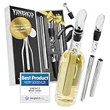 Rafraichisseur de Bouteille de Vin Bâton - 3 en 1: