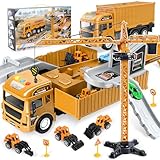 LumenVela Camion Enfant, Engins de Chantier Jouet avec