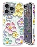 JIAXIUFEN Coque pour iPhone 16 Pro Max Paillettes Rétro