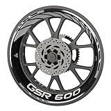 Pack complet de stickers Liserets de jantes pour moto