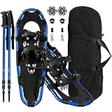 GOPLUS Ensemble de Raquettes Légères pour Terrains,