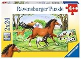 Ravensburger - Puzzle Enfant - Puzzles 2x24 p - Monde