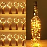 [12 pièces] LED Bouteille Guirlande, Kolpop Guirlande