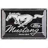 Nostalgic-Art Plaque vintage, Ford Mustang – Horse