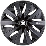 Sparco Enjoliveurs Lazio - 13-pouces - Noir/Gris -