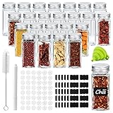 Pot a Epices Bocaux Épices Carrés Set De 24 Pot Epices