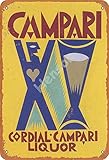 Henson Campari Cordial Campari Liquor Vintage Tin Sign