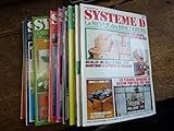 Lot de 12 magazines Système D - année 1981 complète
