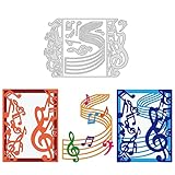 BENECREAT Motif de Note de Musique en Acier au Carbone