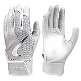 Nike Force Elite Gants de combat en cuir Blanc Taille