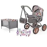 509 Crew Doll Stroller Pram 18 Piece Combo Value Play