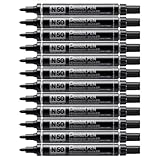 Pentel Pen N50 Lot de 12 Marqueurs permanents pointe