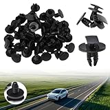 Xerteam 100 Clips de Fixation Voiture, Fixation Rivet
