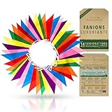Guirlande Fanions Guinguette Réutilisables – Multicolore
