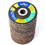 S&R 20 Disques abrasifs à lamelles 115 pour Bois Métal: