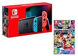 Nintendo Switch Console Rouge Néon/Bleu Néon 32Go [Nouveau