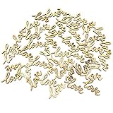 Confettis love en bois, style shabby chic et vintage,