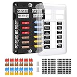 Blocs Fusible Lame ATC/ATO, Porte Fusible Voiture ENDARK,