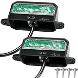 ETUKER 12V LED 2x Éclairage Plaque Immatriculation