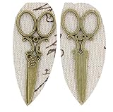 honggui 1111-10 breloques ciseaux de couture 61 x 25