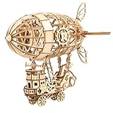Rolife Zeppelin Dirigeable Puzzle 3D Maquette Bois,Modélisme