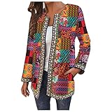 Veste Femme Automne Hiver Ethnique Grande Taille Vestes