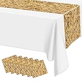 Lot de 6 chemins de table rectangulaires en paille