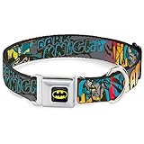 Buckle Down BMC Batman Noir/Jaune Collier de Chien