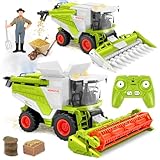 Charmofun Moissonneuse-Batteuse Télécommandée, RC Tracteur