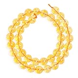 8mm citrine naturelle pierre précieuse perles lâches