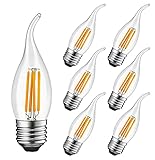 Ampoule Flamme LED E27 4W Equivalent 40W 400Lumen,