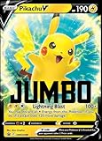 Pokémon Pikachu V SWSH198 Carte Jumbo Star Promo Noir